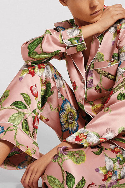 Secret Garden Print Pajama Set