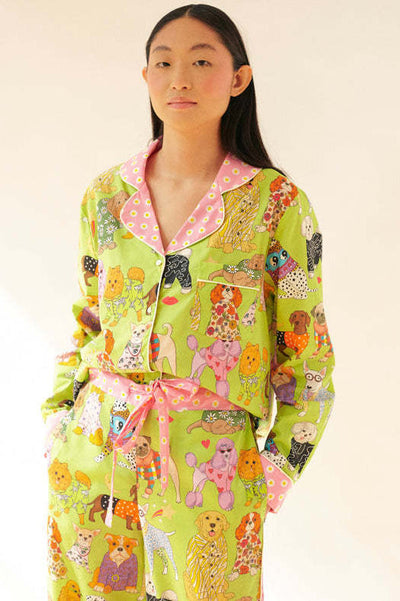 Artistic Illustration Pajama Set